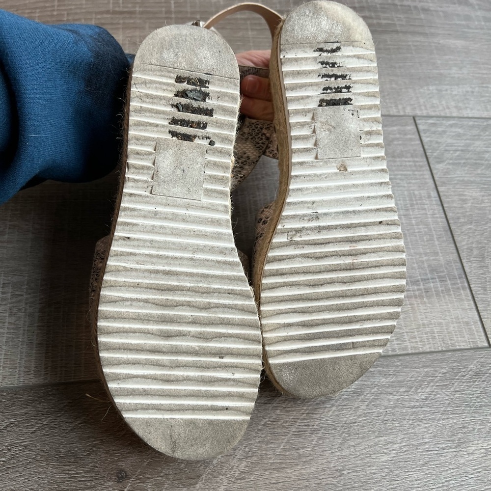 Soda Topic Flatform Sandals in Python Size 8 - Picture 4 of 8